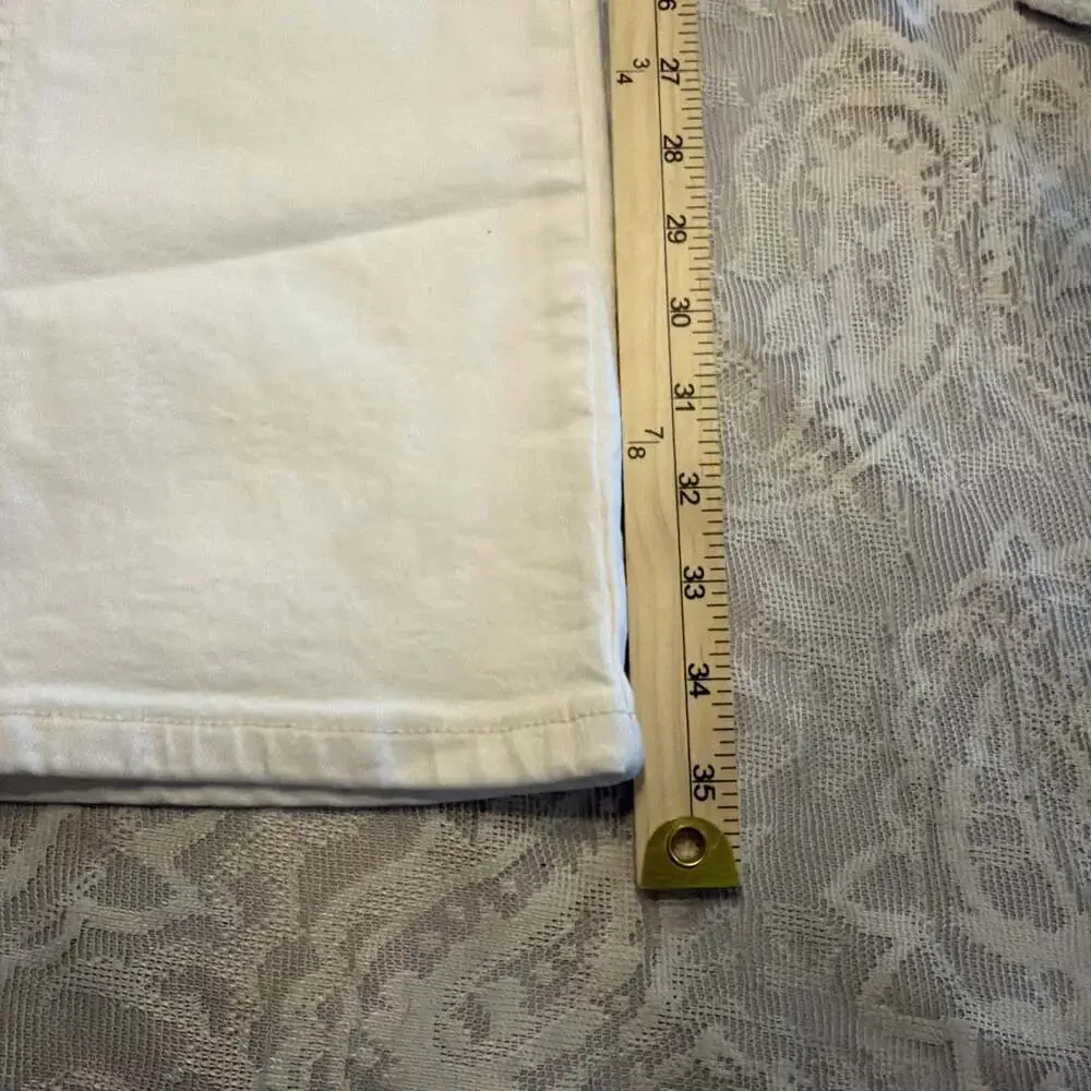 White Calvin Klein Crop Jeans 10P/28”/23” Cottage Core,Meas In Pics Coastal